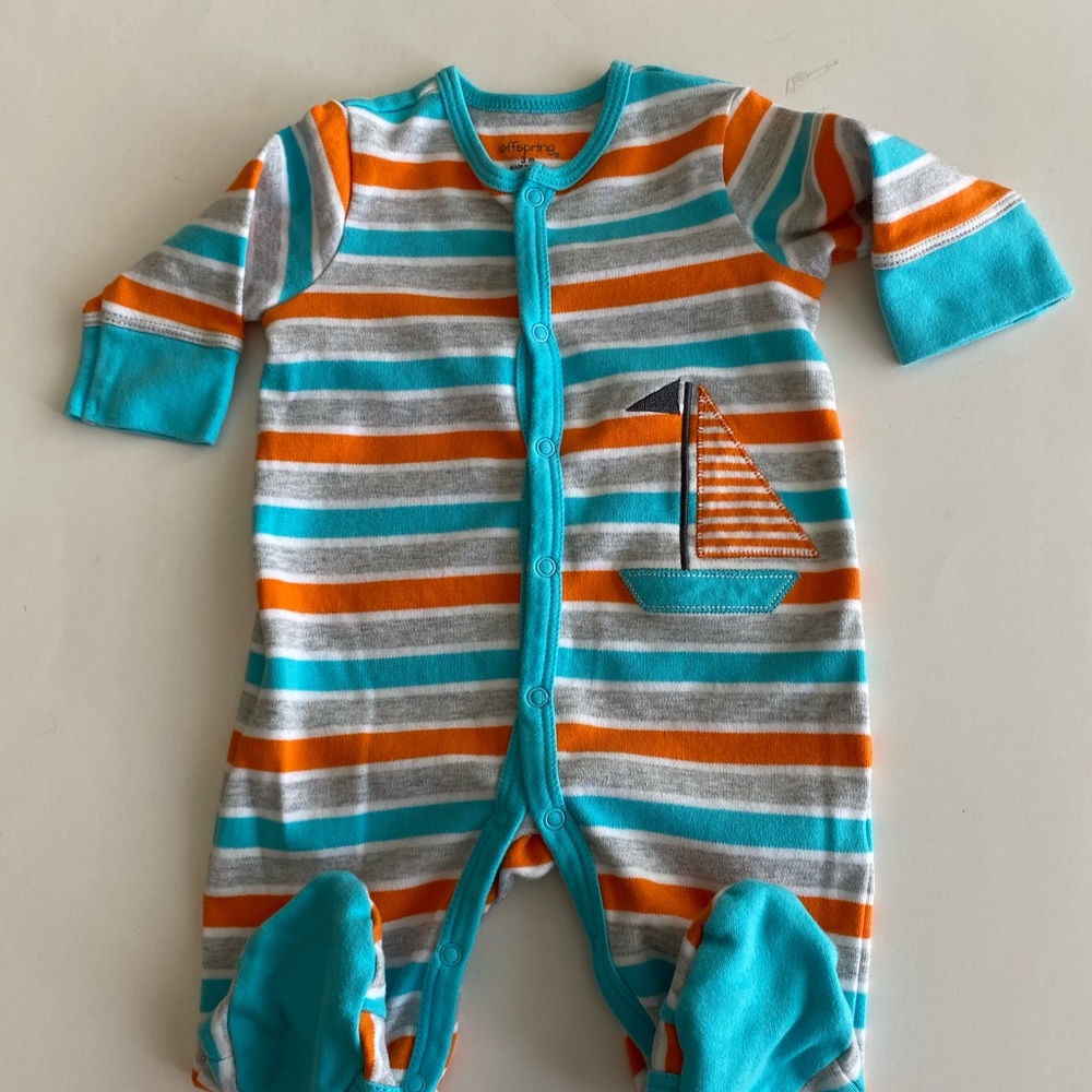 5 for $20 Offspring stripe sleeper 3 months